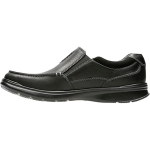 Clarks mens Un Abode Strap(Black Oily Lea 001)