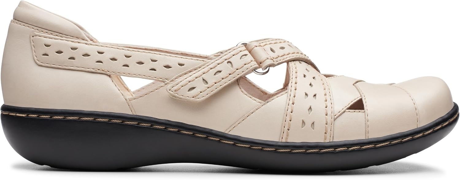 image:imageClarks Womens Ashland Spin QIvory Leather