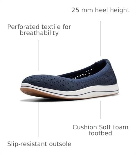 image:imageClarks Womens Breeze RoamNavy Textile