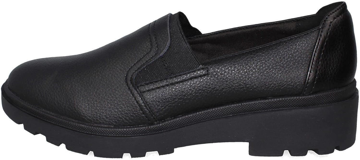 image:imageClarks Womens Calla Ease LoafersBlack Black Leather