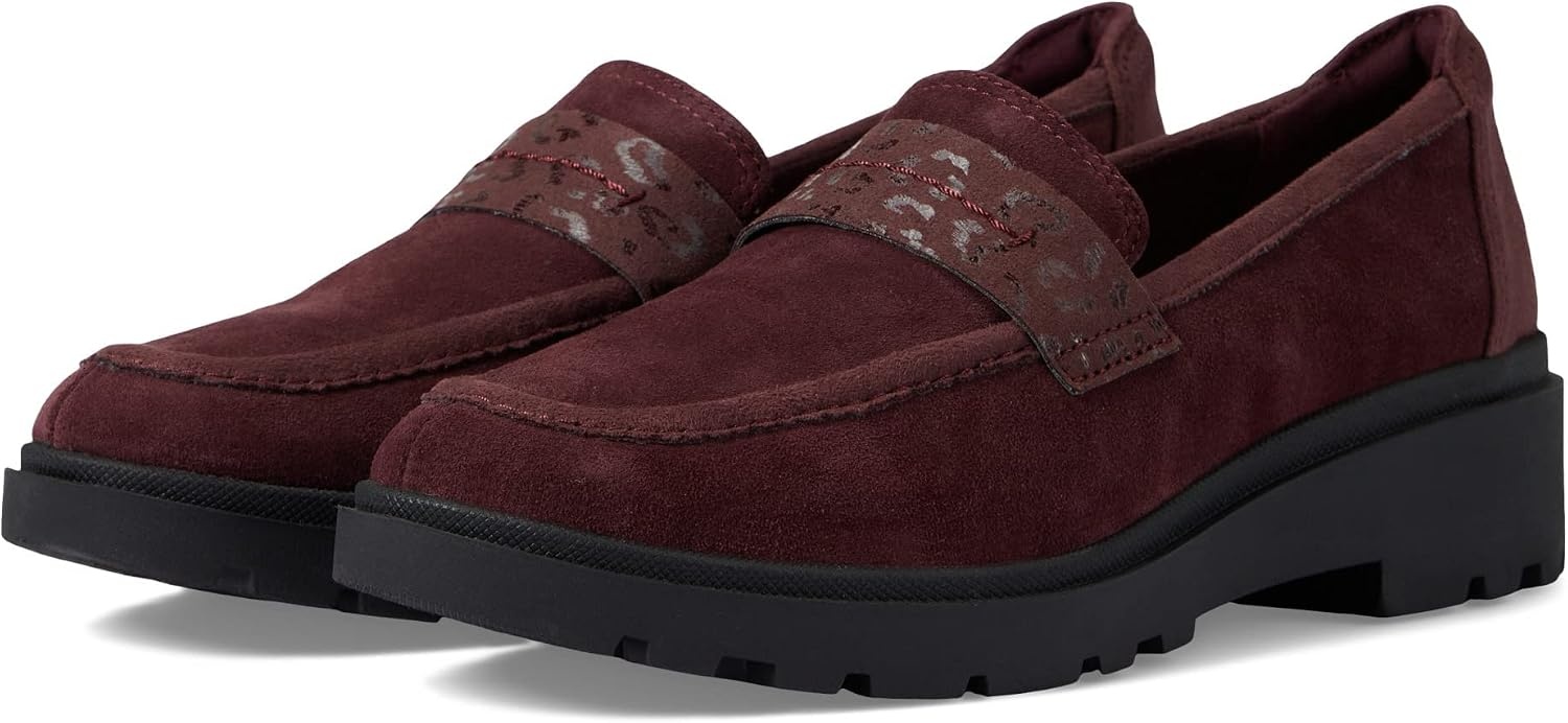 image:imageClarks Womens Calla Ease LoafersBurg Suede