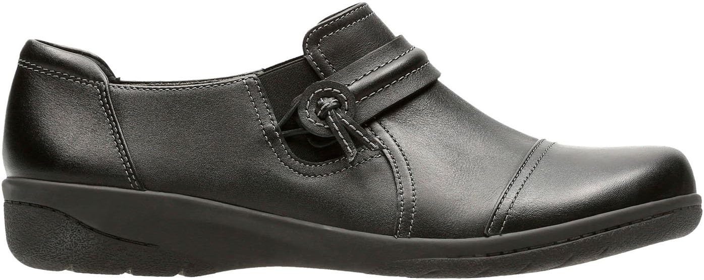 image:imageClarks Womens Cheyn Madi PullOn LoafersBlk Smooth