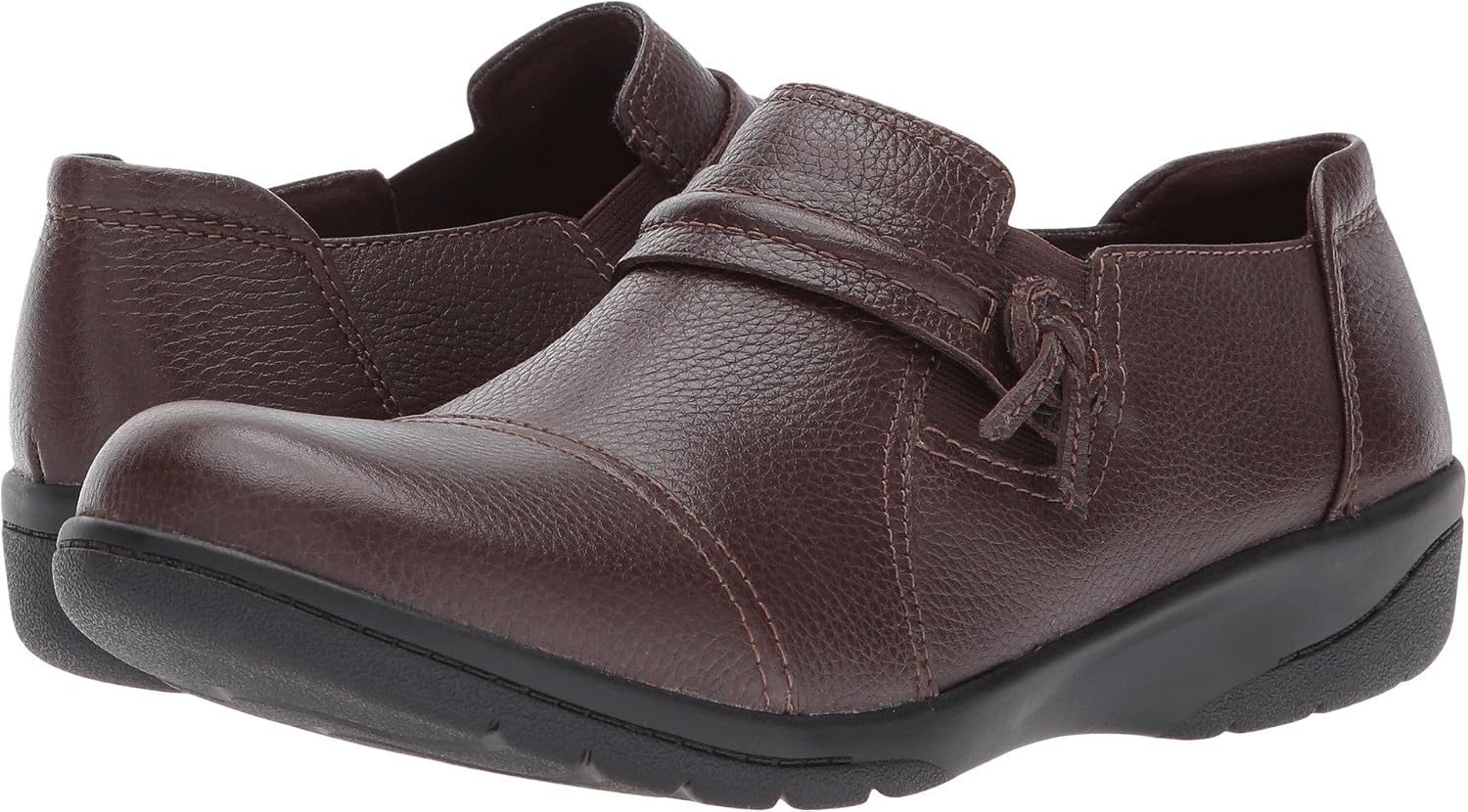 image:imageClarks Womens Cheyn Madi PullOn LoafersDark Brown