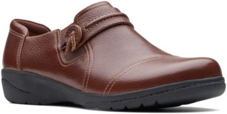 image:imageClarks Womens Cheyn Madi PullOn LoafersTan Tumbled Leather