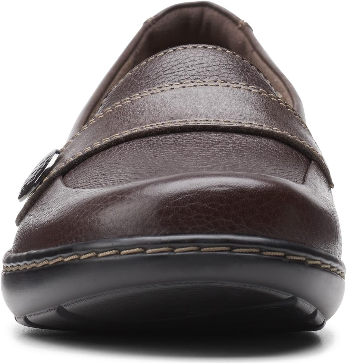 image:imageClarks Womens Cora DaisyDark Brown Tumbled Leather
