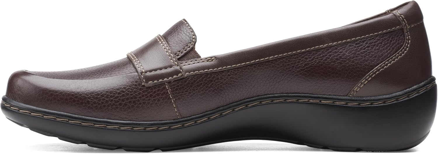 image:imageClarks Womens Cora DaisyDark Brown Tumbled Leather