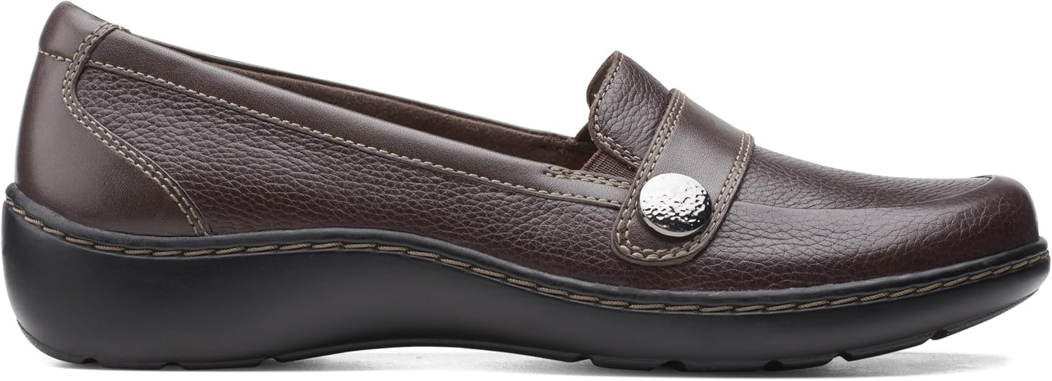 image:imageClarks Womens Cora DaisyDark Brown Tumbled Leather