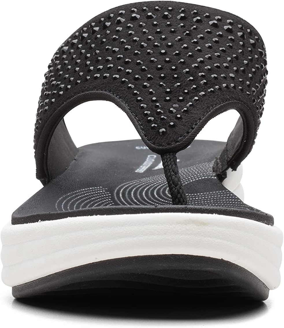 image:imageClarks Womens Drift Jaunt Wedge SandalBlack