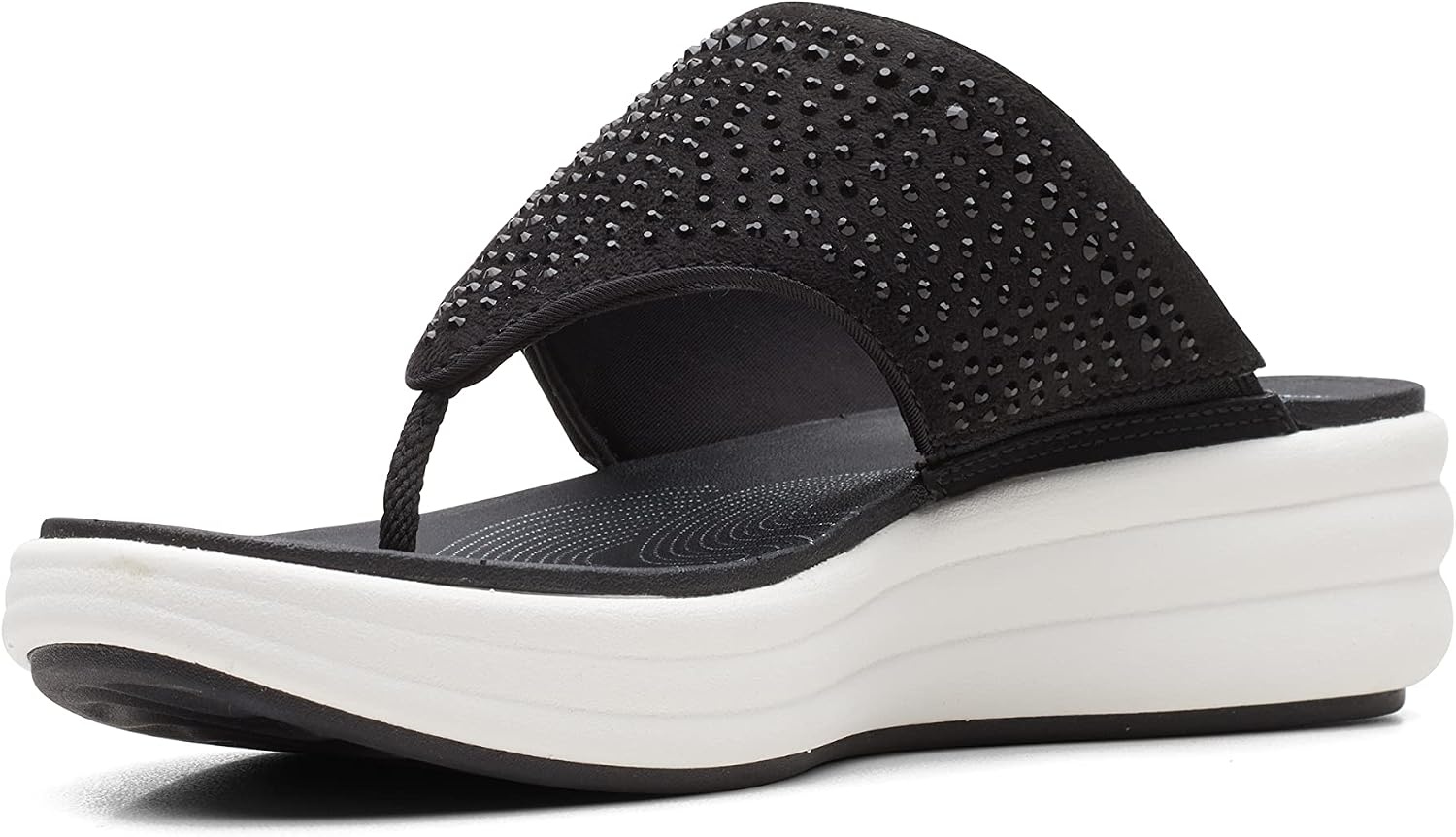 image:imageClarks Womens Drift Jaunt Wedge SandalBlack