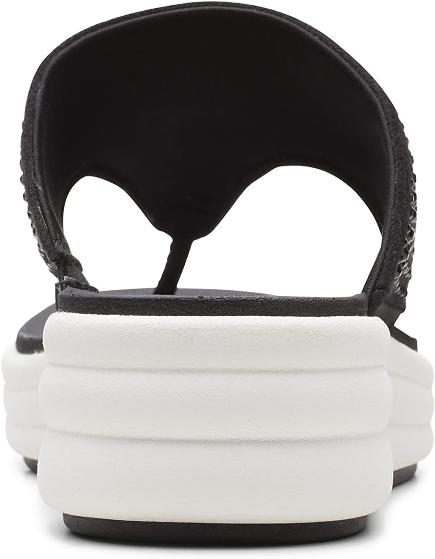 image:imageClarks Womens Drift Jaunt Wedge SandalBlack
