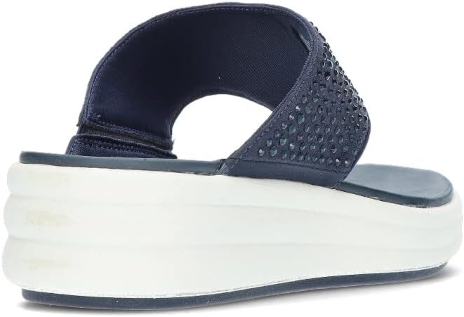 image:imageClarks Womens Drift Jaunt Wedge SandalNavy