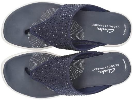 image:imageClarks Womens Drift Jaunt Wedge SandalNavy