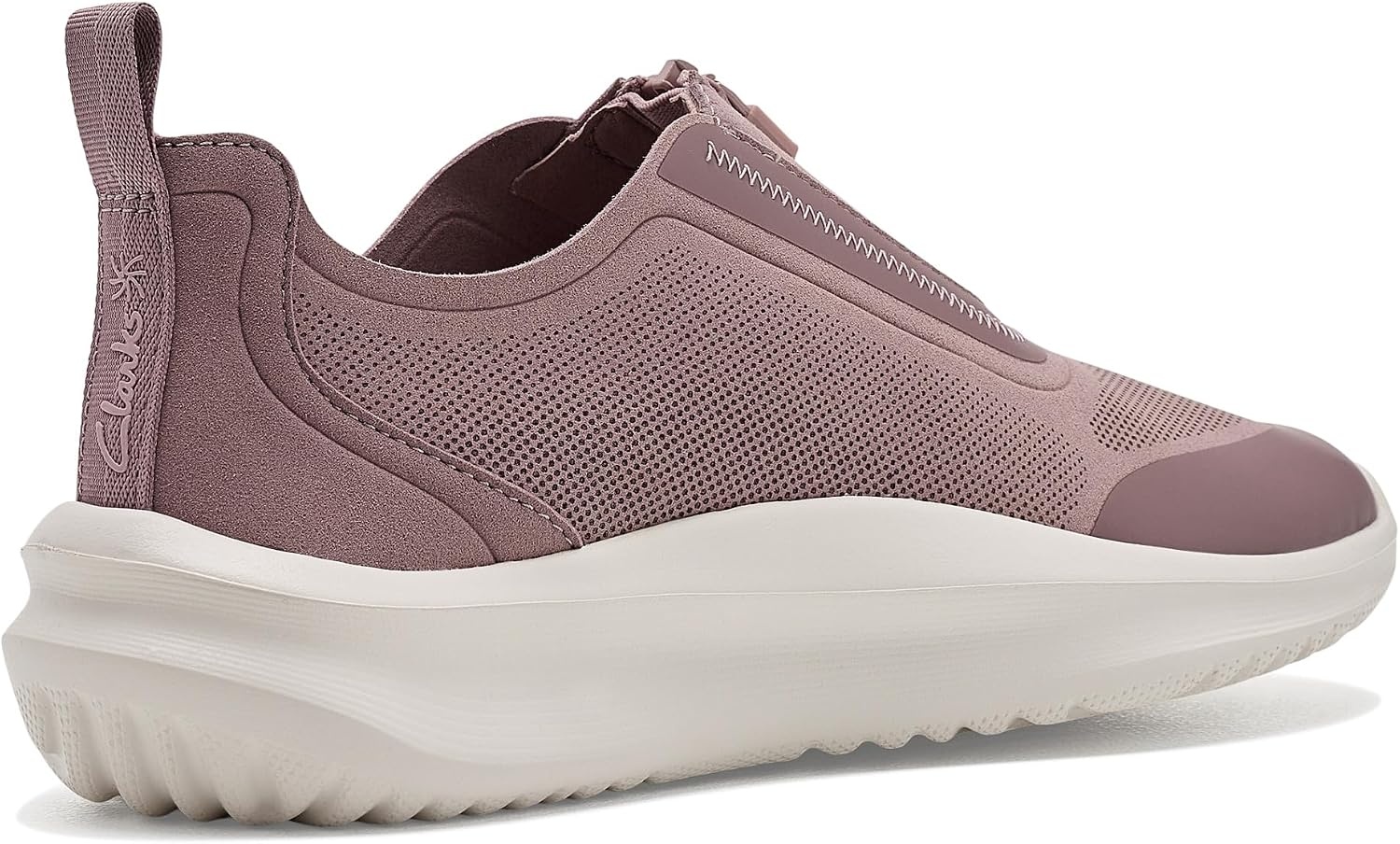 image:imageClarks Womens Solevana Bay SneakersDusty Pink Textile