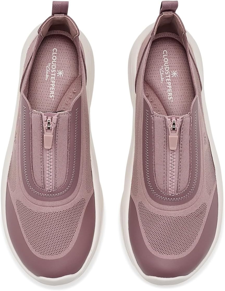 image:imageClarks Womens Solevana Bay SneakersDusty Pink Textile