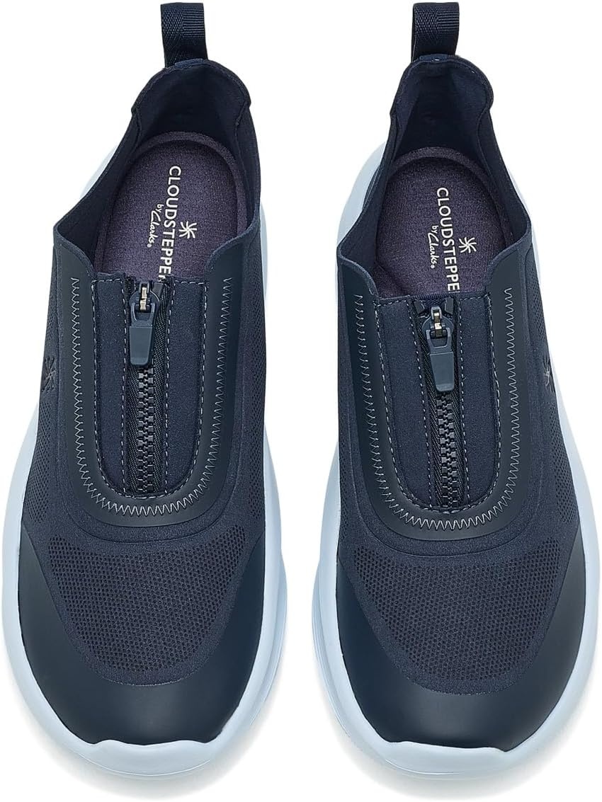 image:imageClarks Womens Solevana Bay SneakersNavy Textile