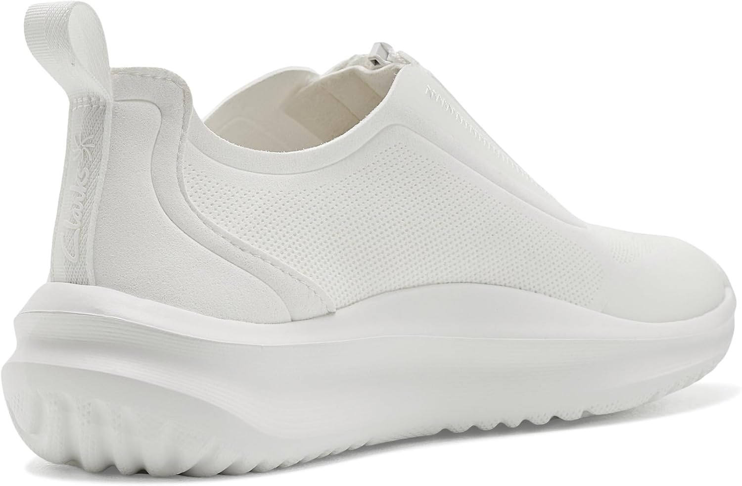 image:imageClarks Womens Solevana Bay SneakersWhite Textile