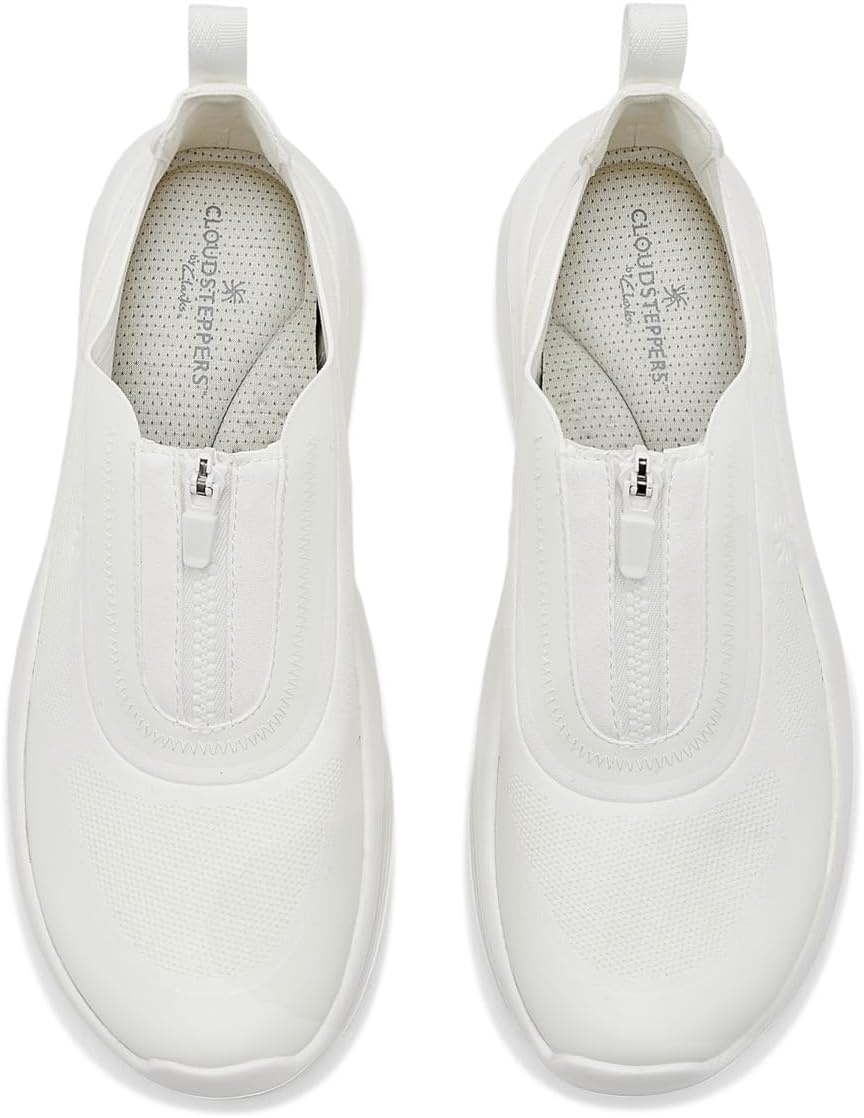 image:imageClarks Womens Solevana Bay SneakersWhite Textile