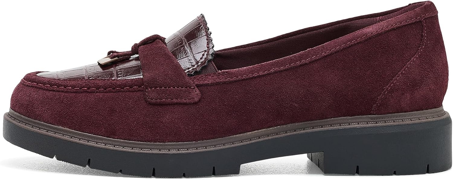 image:imageClarks Womens Westlynn BellaBurgundy Suede