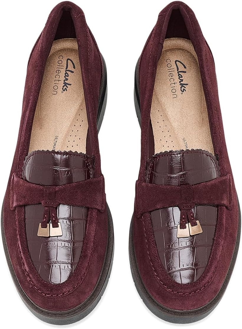 image:imageClarks Womens Westlynn BellaBurgundy Suede