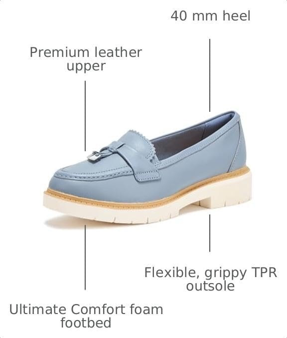 image:imageClarks Womens Westlynn BellaDenim Blue Lea