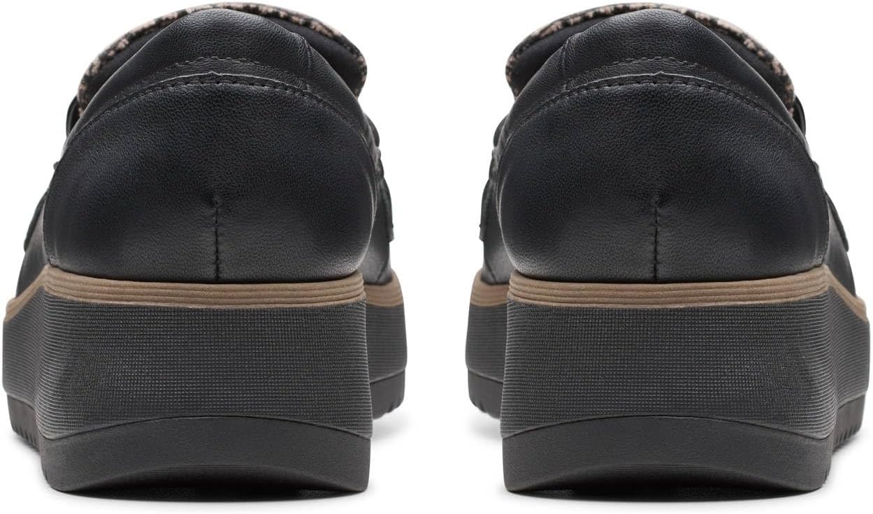 image:imageClarks Womens Zylah May LoafersBlack Combi Textile