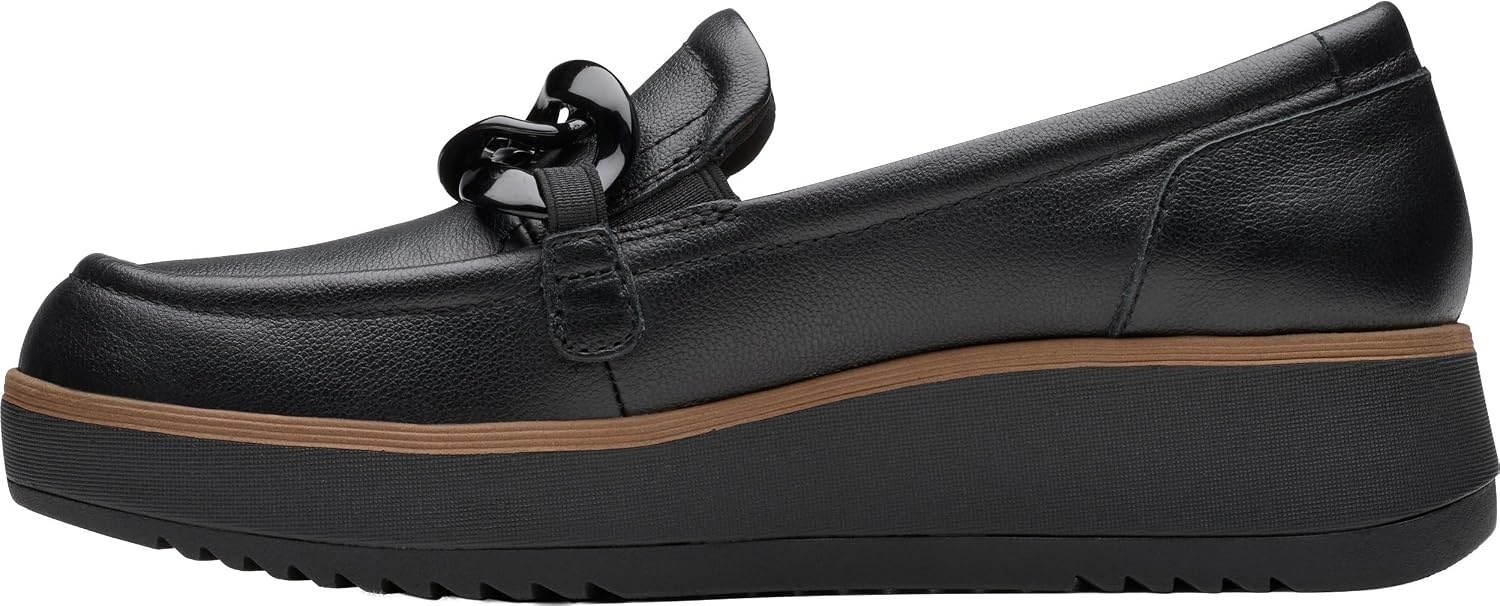 image:imageClarks Womens Zylah May LoafersBlack Leather