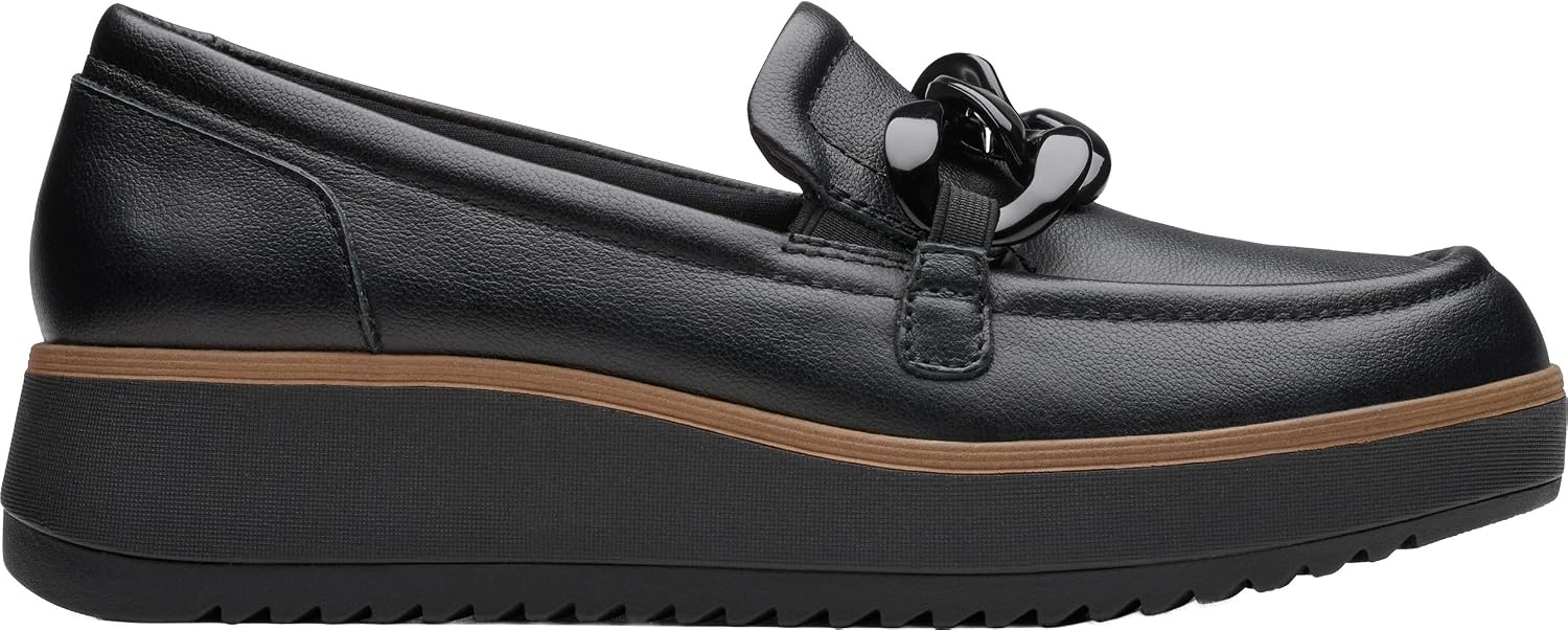 image:imageClarks Womens Zylah May LoafersBlack Leather