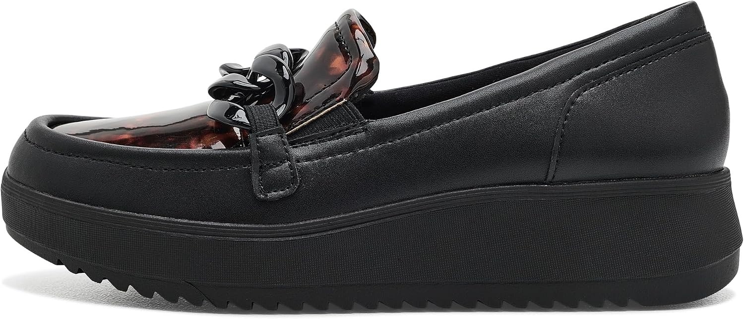 image:imageClarks Womens Zylah May LoafersBlack Multi Leather