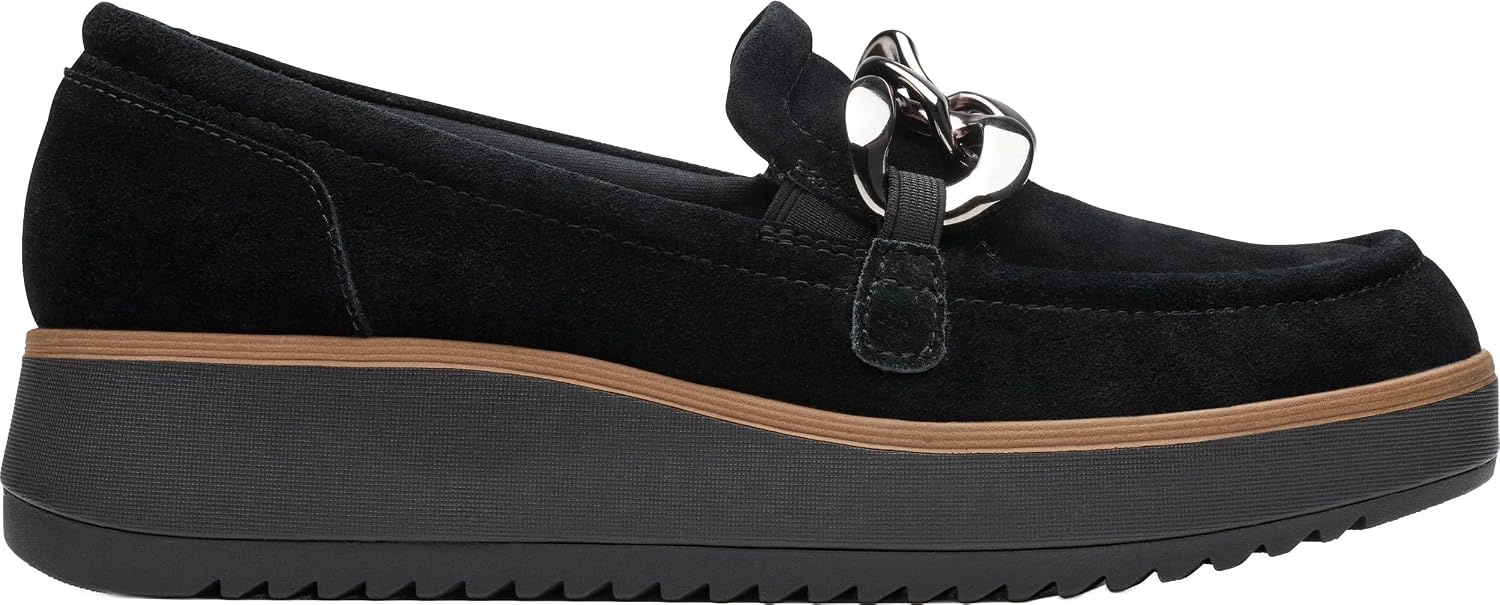 image:imageClarks Womens Zylah May LoafersBlack Suede