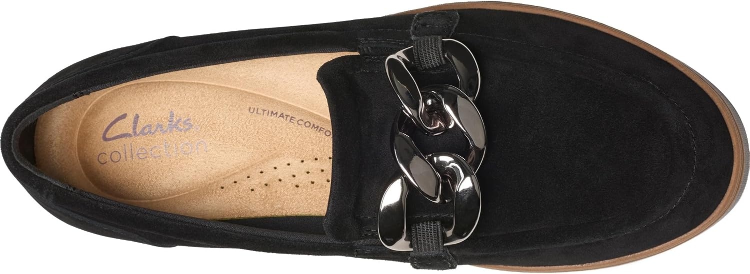 image:imageClarks Womens Zylah May LoafersBlack Suede