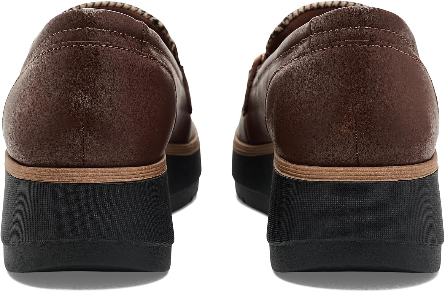 image:imageClarks Womens Zylah May LoafersBritish Tan Combi Leather