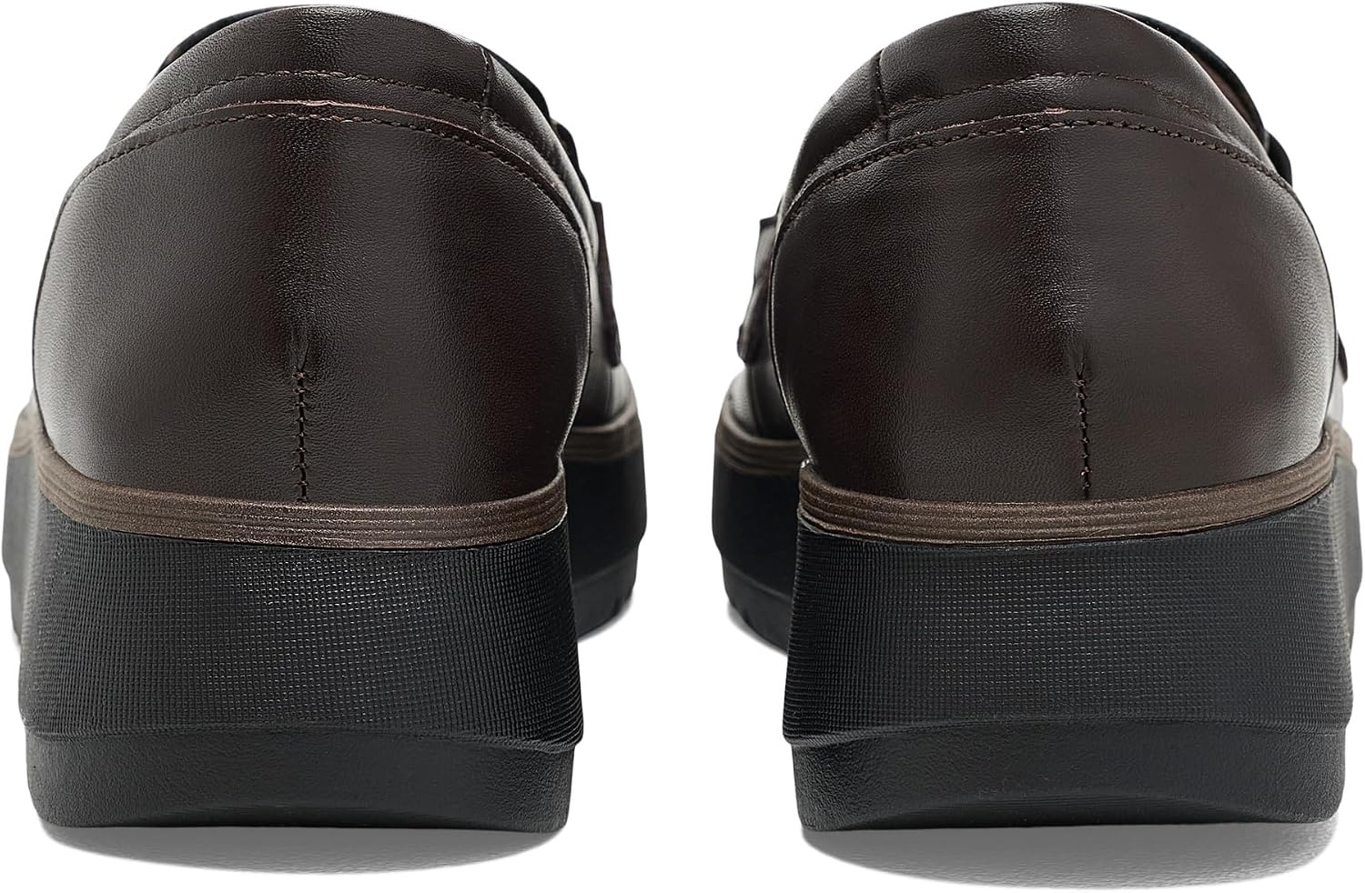 image:imageClarks Womens Zylah May LoafersDark Brown Interest Leather