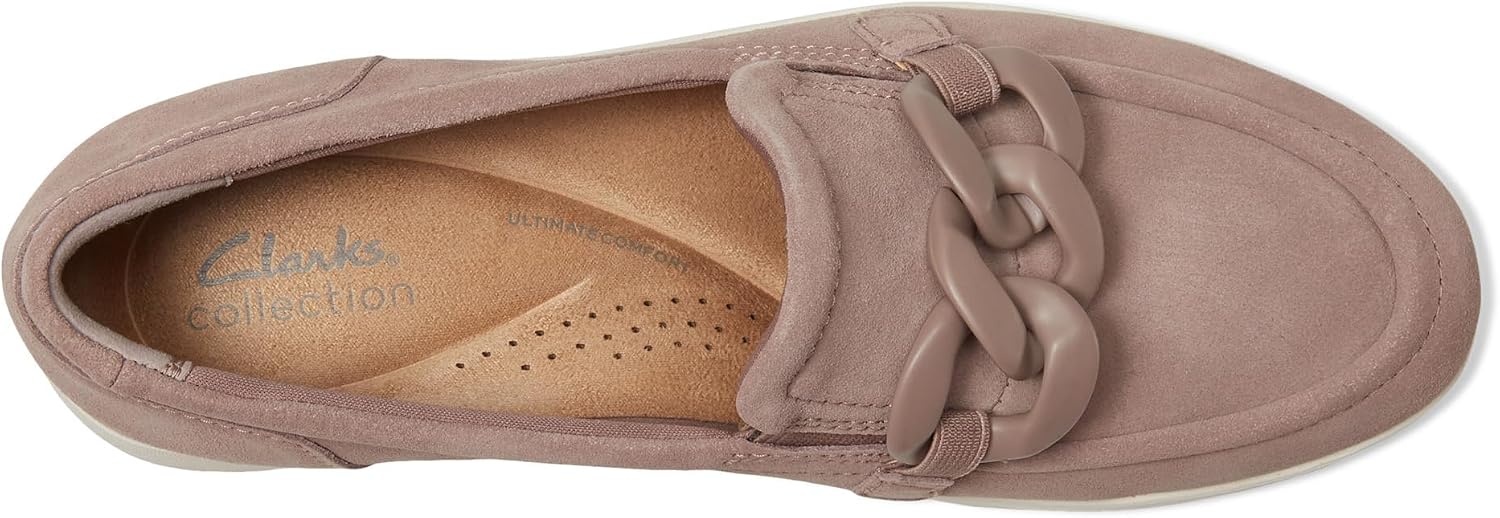 image:imageClarks Womens Zylah May LoafersMauve Suede