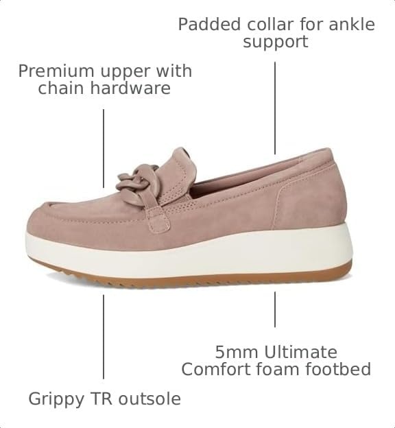 image:imageClarks Womens Zylah May LoafersMauve Suede