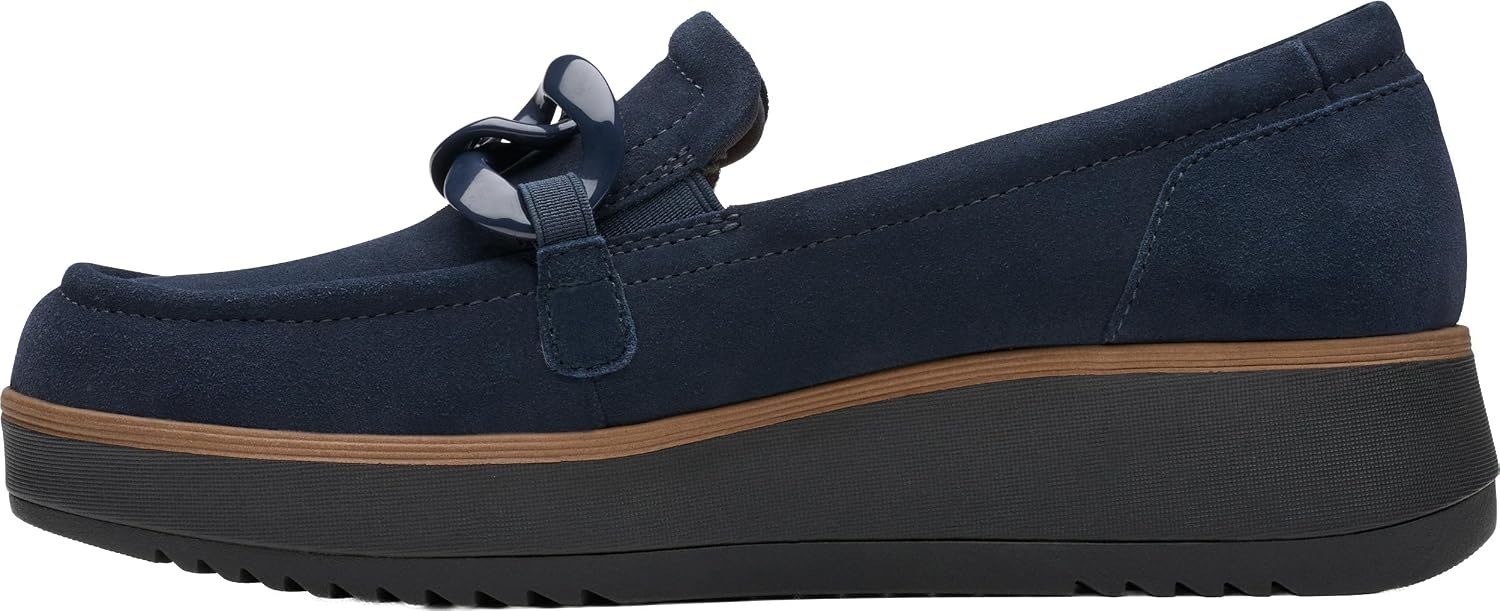 image:imageClarks Womens Zylah May LoafersNavy Suede