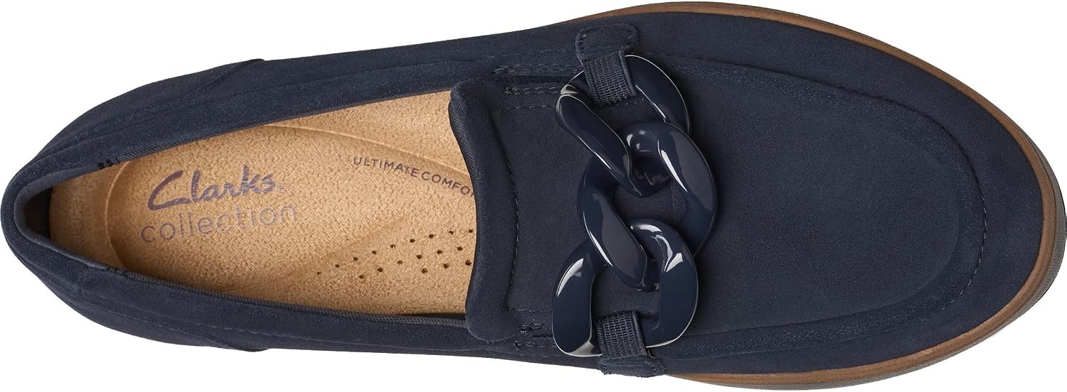 image:imageClarks Womens Zylah May LoafersNavy Suede