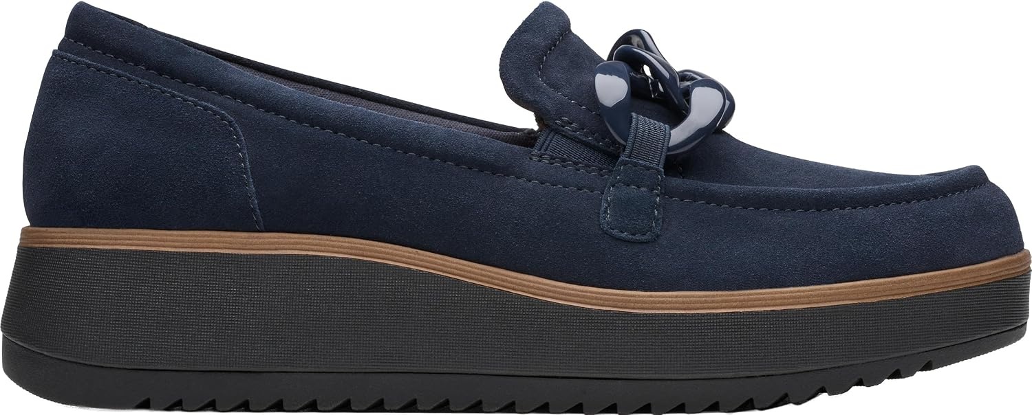 image:imageClarks Womens Zylah May LoafersNavy Suede