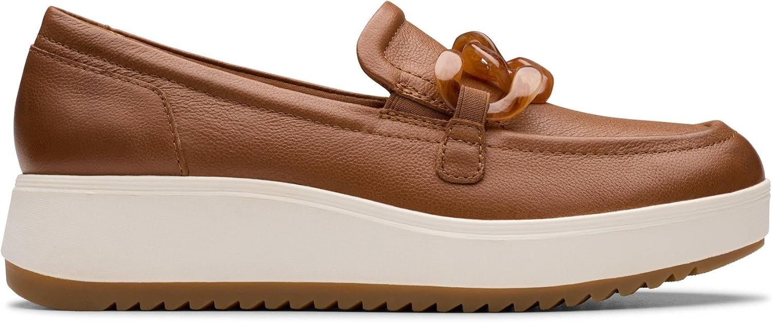 image:imageClarks Womens Zylah May LoafersTan Leather