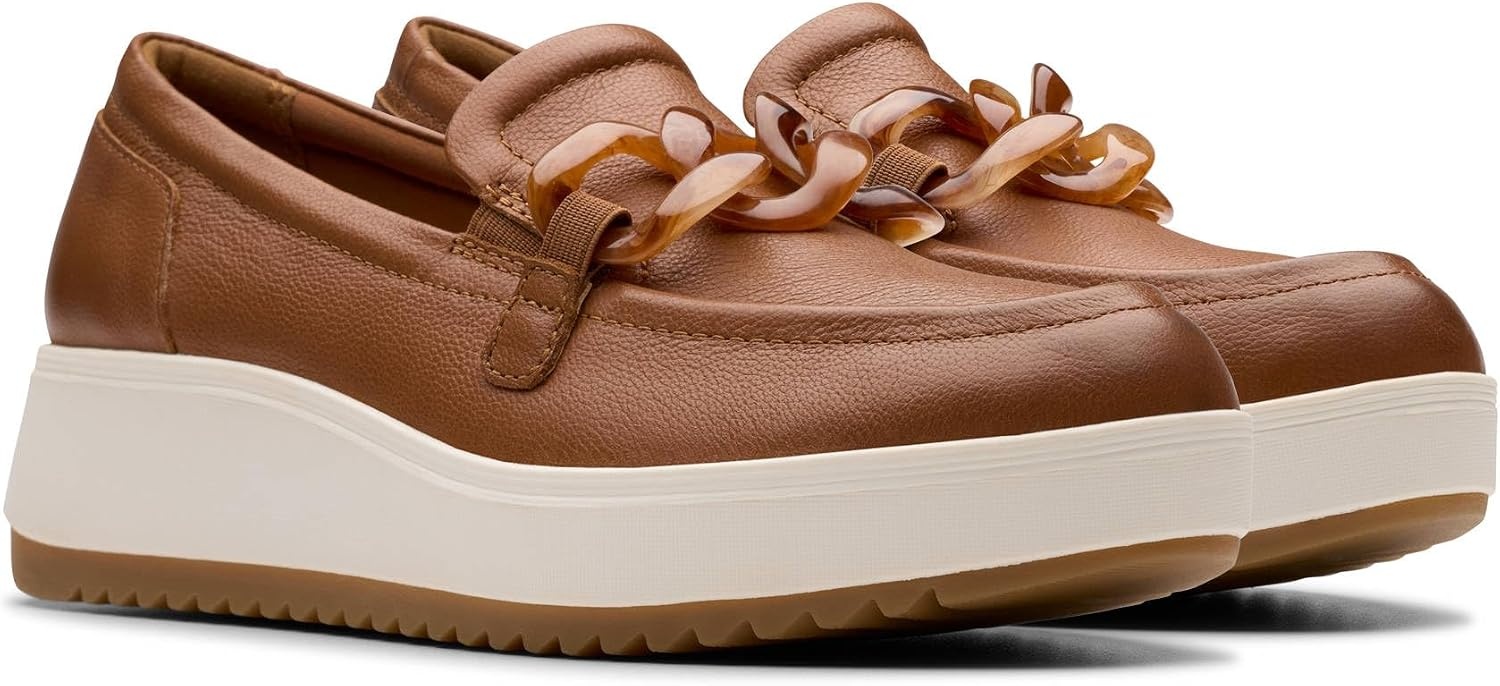 image:imageClarks Womens Zylah May LoafersTan Leather