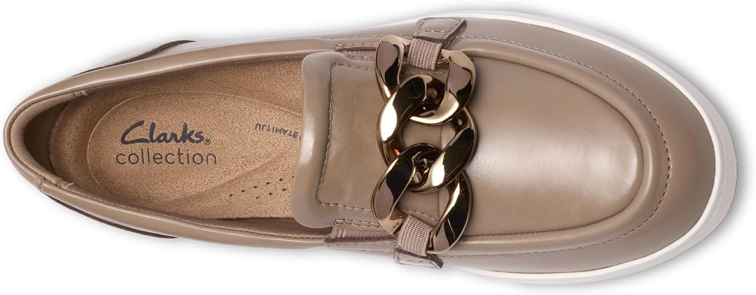image:imageClarks Womens Zylah May LoafersTaupe Leather