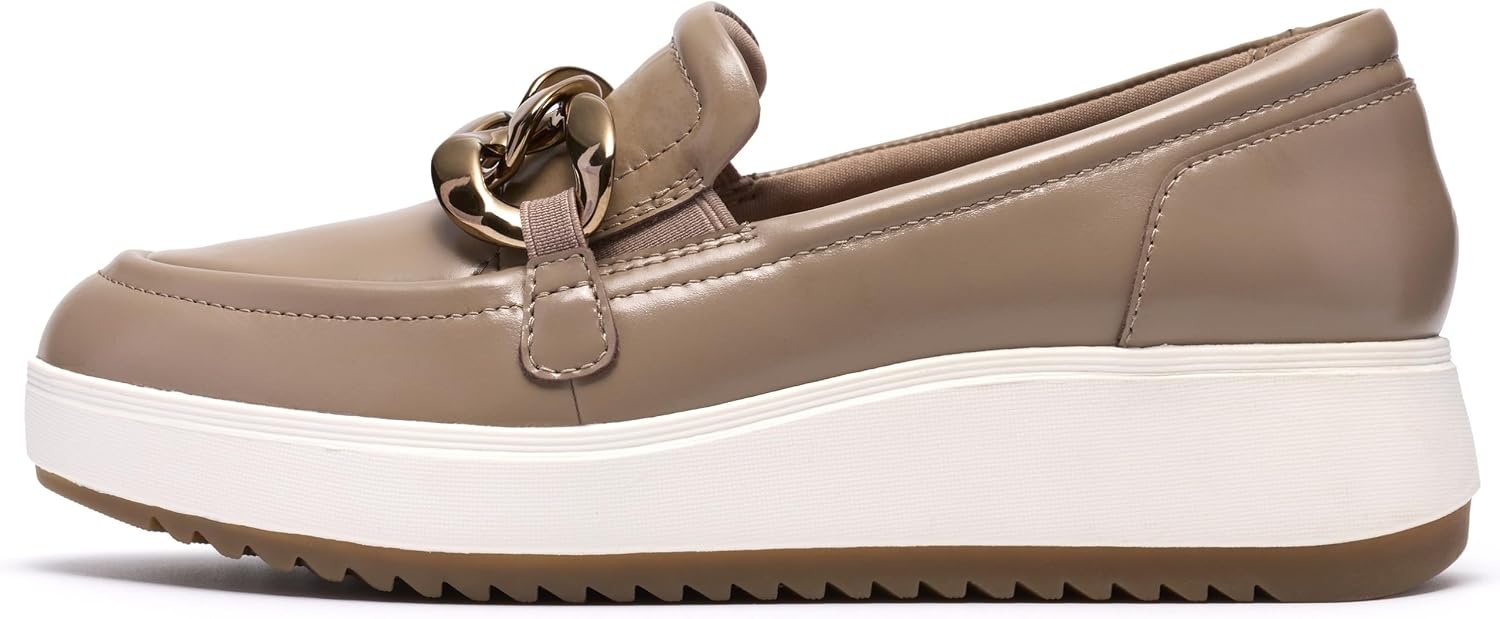 image:imageClarks Womens Zylah May LoafersTaupe Leather