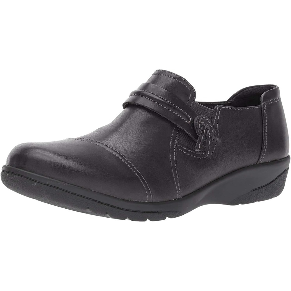 image:imageClarks Womens Cheyn Madi PullOn LoafersBlk Smooth