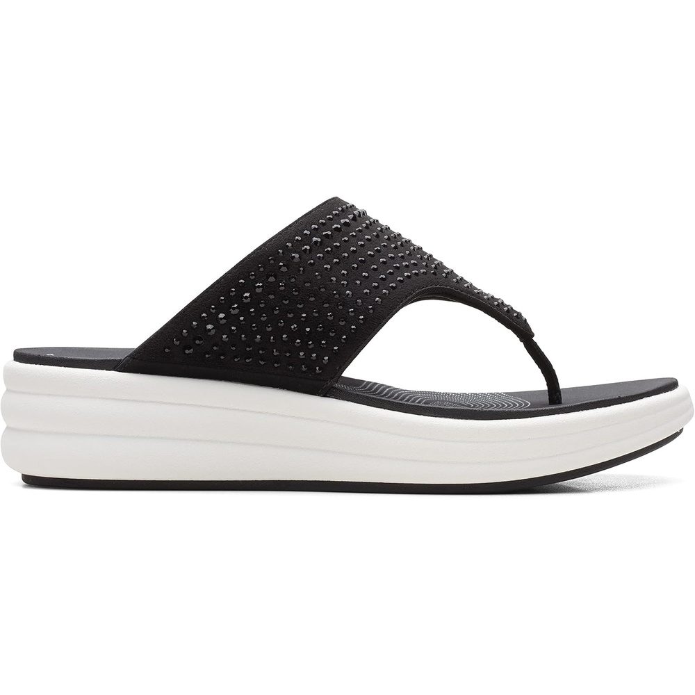 image:imageClarks Womens Drift Jaunt Wedge SandalBlack