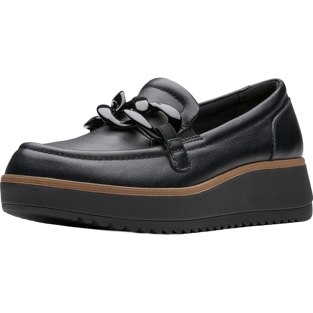 image:imageClarks Womens Zylah May LoafersBlack Leather