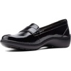Black Synthetic Crinkle Patent Synthetic