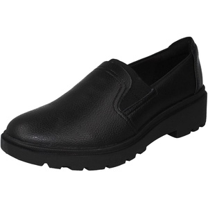 Clarks Women’s Calla Ease Loafers(Black Black Leather)
