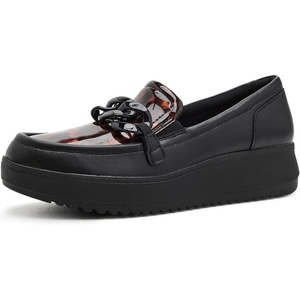 Clarks Women’s Zylah May Loafers(Black Multi Leather)