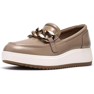 Clarks Women’s Zylah May Loafers(Taupe Leather)