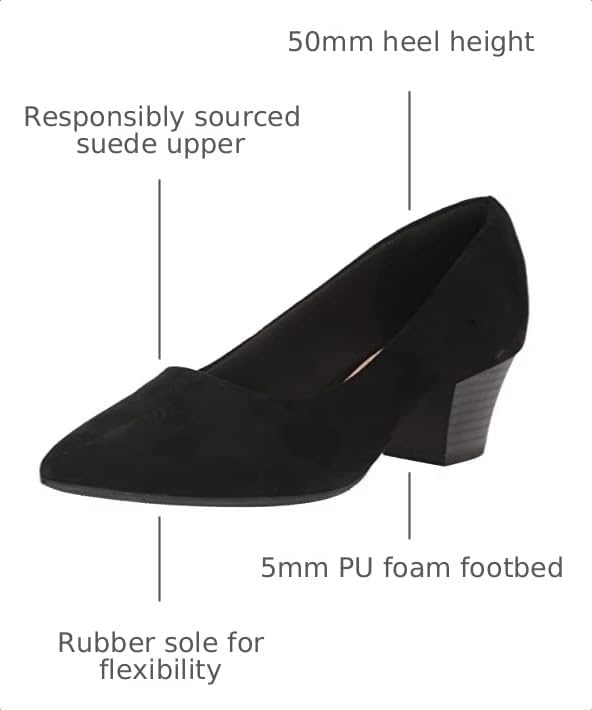 image:imageClarks Womens Teresa StepBlack Suede
