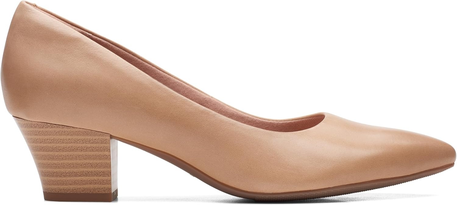 image:imageClarks Womens Teresa StepWarm Beige Leather